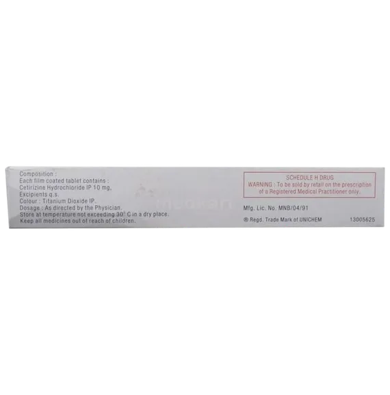 zyncet 10mg tablet 10's